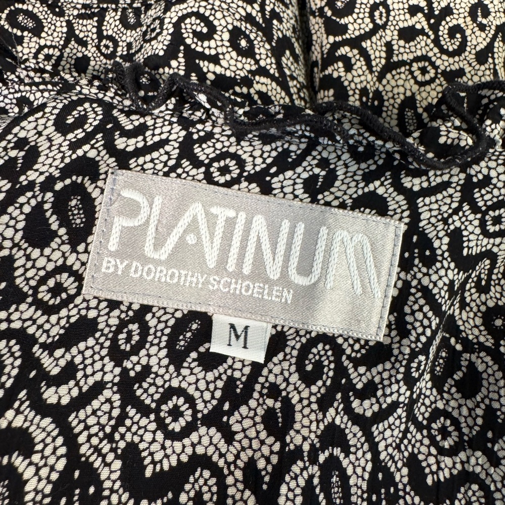 Vintage Platinum Floral Multicolor Cropped Jacket - Picture 6 of 6